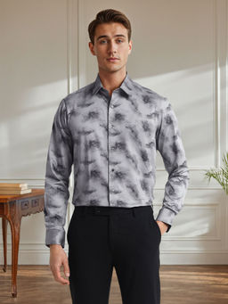 Arrow - Men Grey Printed Shirt