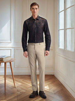 Arrow - Men Black Printed Shirt