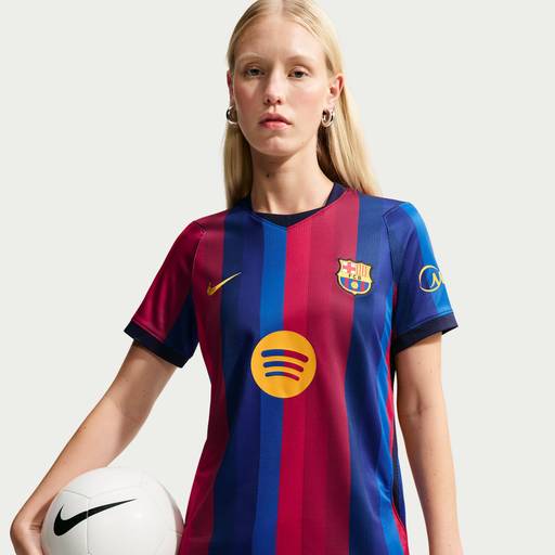 F.C. Barcelona 2026/27 Stadium Home - Nike F.C. Barcelona 2026/27 Stadium Home Women's Dri-FIT Football Replica Shirt