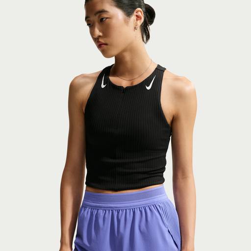 Nike AeroSwift - Women's Dri-FIT ADV Cropped Running Tank Top with Pockets
