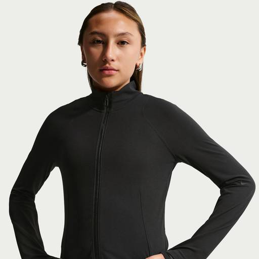 Nike Mavn - Girls' Dri-FIT Fitted Full-Zip Long-Sleeve Top