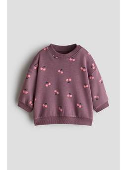 H&M - Girls Multi-Color Printed Sweatshirt