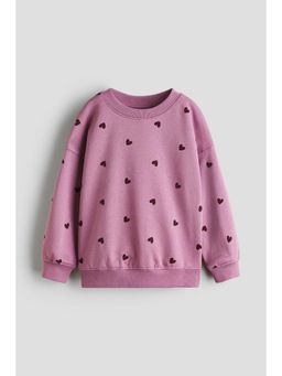 H&M - Girls Multi-Color Brushed-Inside Sweatshirt