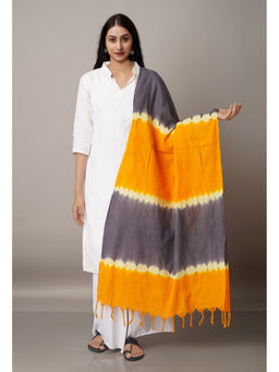 Unnati Silks - Women Grey Tie and Dye Dupatta