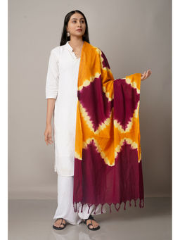 Unnati Silks - Women Purple Tie and Dye Dupatta