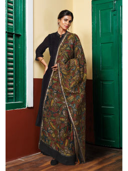 Unnati Silks - Women Green Floral Dupatta