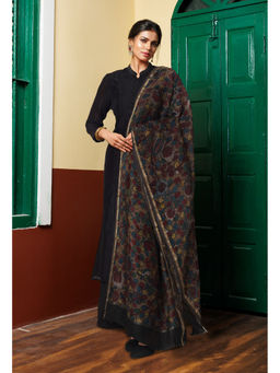 Unnati Silks - Women Multi-Color Floral Dupatta