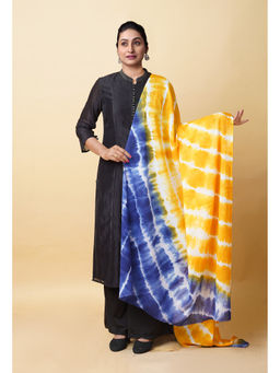 Unnati Silks - Women Yellow Tie and Dye Dupatta