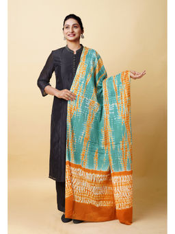 Unnati Silks - Women Blue Tie and Dye Dupatta