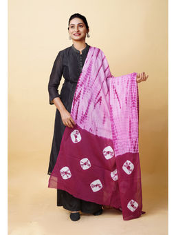 Unnati Silks - Women Lavender Tie and Dye Dupatta