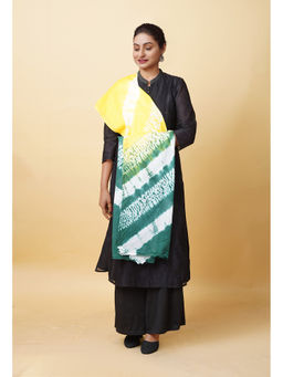 Unnati Silks - Women Yellow Tie and Dye Dupatta