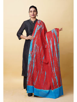 Unnati Silks - Women Red Tie and Dye Dupatta