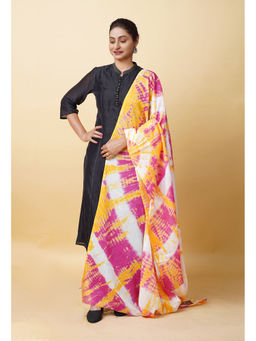 Unnati Silks - Women Pink Tie and Dye Dupatta