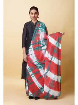 Unnati Silks - Women Red Tie and Dye Dupatta