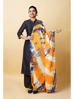 Unnati Silks - Women Yellow Tie and Dye Dupatta