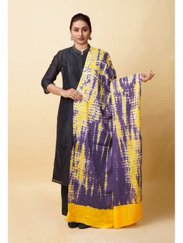 Unnati Silks - Women Yellow Tie and Dye Dupatta