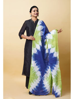 Unnati Silks - Women Blue Tie and Dye Dupatta