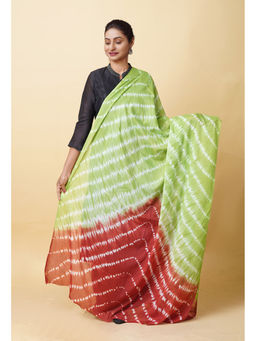 Unnati Silks - Women Green Tie and Dye Dupatta