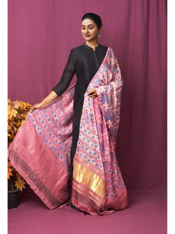 Unnati Silks - Women Peach Printed Dupatta