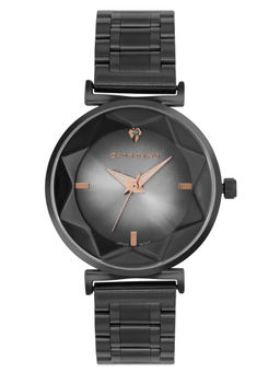 Giordano - Women Round Dial Black Strap Analog Wrist Watch GZ-60059-11 (M)