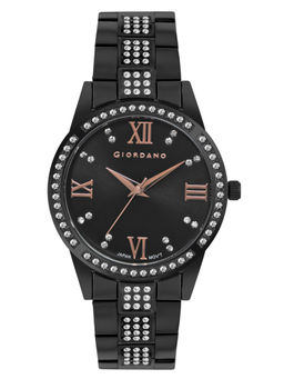 Giordano - Women Round Dial Black Strap Analog Wrist Watch GZ-60066-11 (M)