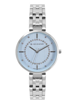 Giordano - Women Round Dial Silver Strap Analog Wrist Watch GZ-60077-33 (M)