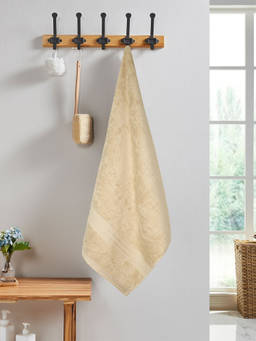 MYTRIDENT - Beige 100% Cotton Classic Towel