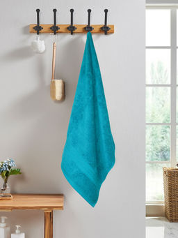 MYTRIDENT - Peacock Blue 100% 525 Gsm Cotton Classic Towel