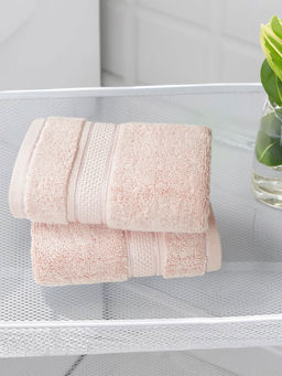 MYTRIDENT - Indulgence Pink Hand Towels (Pack Of 2)