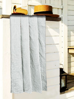 BIANCA - White Soft Waffle 100% Organic Cotton Towel