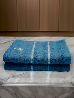 Nautica - Blue High Absorbency Super Fast Drying Bamboo Towels (Pack Of 2)