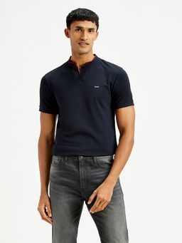 Levi's - Navy Blue Mens Solid Slim Fit T-Shirt