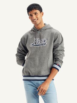 Levi's - Mens Graphic Grey Hoodie