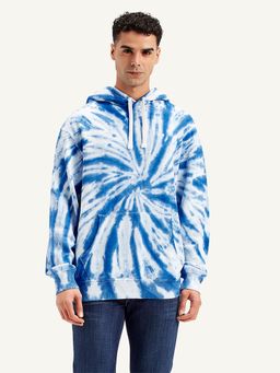 Levi's - Mens Tie-Dye Blue Hoodie