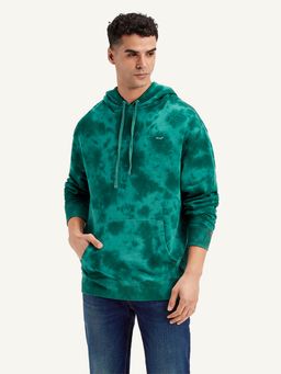 Levi's - Mens Tie-Dye Teal Hoodie