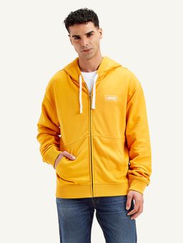 Levi's - Mens Solid Mustard Hoodie