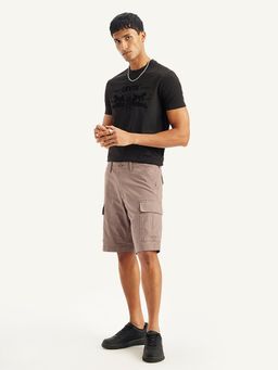 Levi's - Mens Brown Regular Fit Cargo Shorts