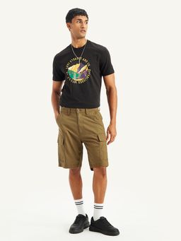 Levi's - Mens Green Regular Fit Cargo Shorts