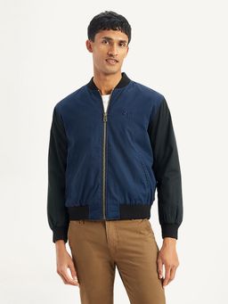 Levi's - Mens Colorblock Navy Bomber Jacket