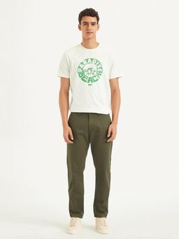 Levi's - Mens Olive Straight Trousers