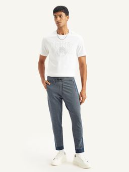Levi's - Mens Navy Blue Textured Track Pant