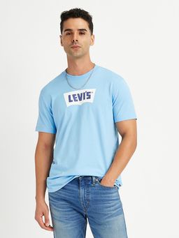 Levi's - Blue Mens Brand Logo Slim Fit T-Shirt
