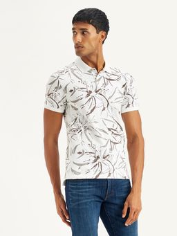 Levi's - Mens Printed Slim Fit Polo T-Shirt