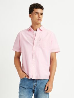 Levi's - Pink Mens Solid Regular Fit Shirt