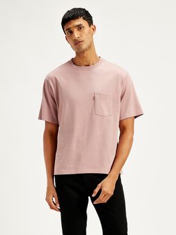 Levi's - Mauve Mens Solid Relaxed Fit T-Shirt