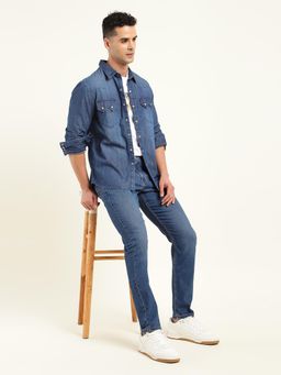 Levi's - Mens 512 Slim Ankle Fit Blue Jeans