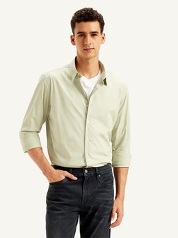 Levi's - Green Mens Solid Slim Fit Shirt