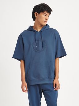 Levi's - Mens Solid Blue Hoodie