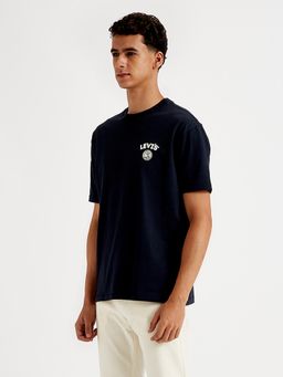 Levi's - Navy Blue Mens Graphic Print Regular Fit T-Shirt