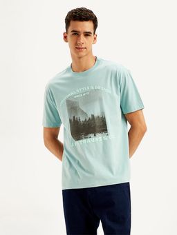 Levi's - Blue Mens Graphic Print Regular Fit T-Shirt